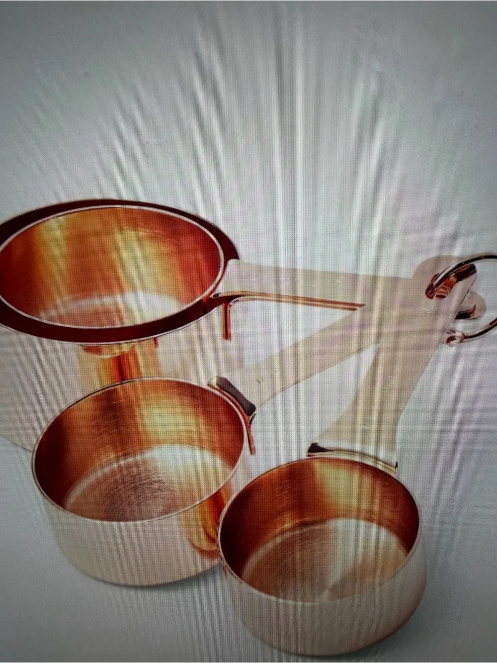 Copper-Nesting Measuring Cups - Set of 4 Sur La Table NWT 47.95